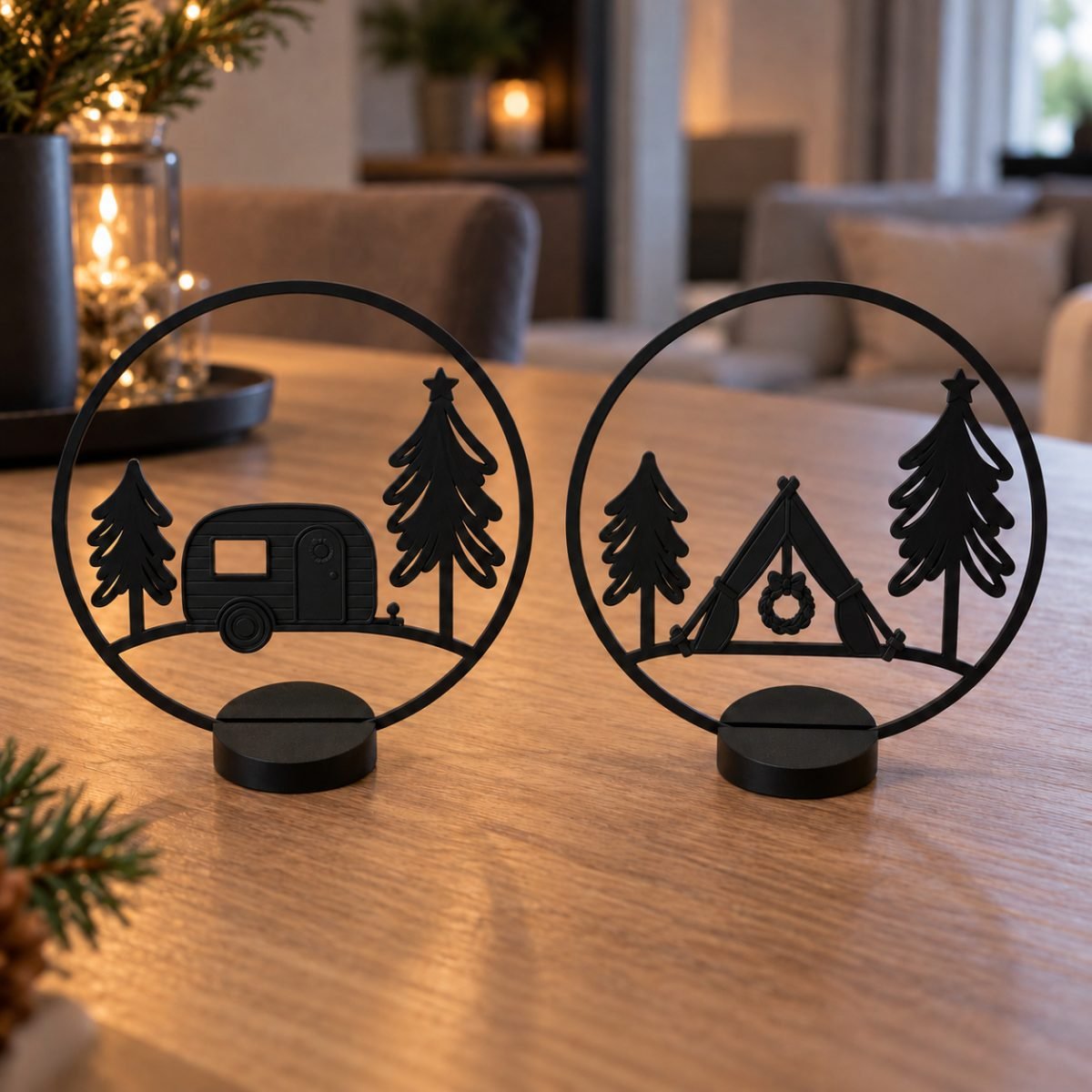 Kerstdecoratie Kampeerplezier